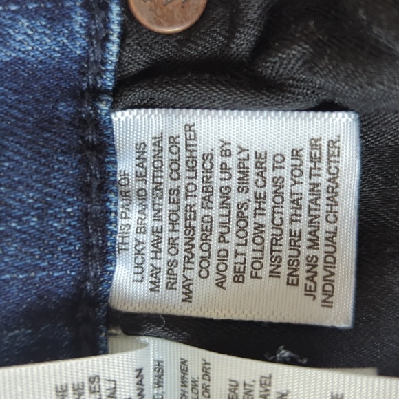 Lucky Brand Brooke Legging Ultra Luxe Stretch Skinny Jean 10/30 Blue Pockets - Picture 7 of 16